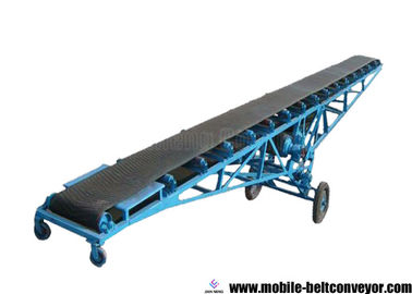 Loading Bulk Portable Belt Conveyor Systems , Light Portable Belt Conveyors For Bulk Materials