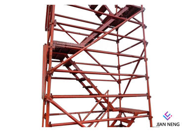 2500X1200mm Highways Scaffold Stair Tower Good Overall Stability With Twin Guardrail