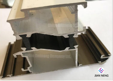 Construction Sliding Aluminum Window Profile With Powder Coated / Double Glazed