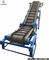 Flat Inclined Rubber Mobile Conveyor Belt System With Grain Coal Hopper