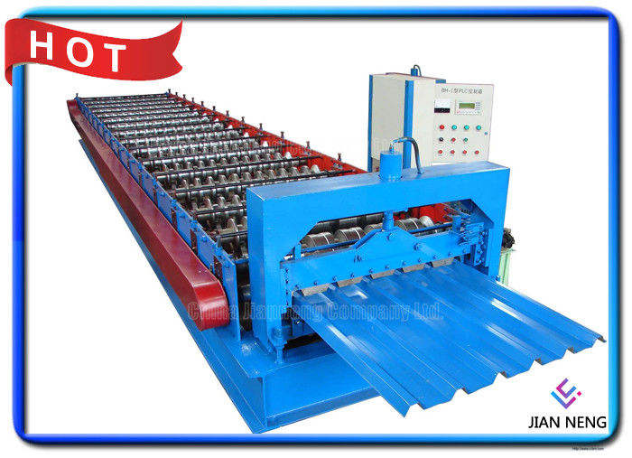 Hidrolik Decoiler ile Galvanizli Çelik Oluklu Ayakta Dikiş Metal Çatı Makinası