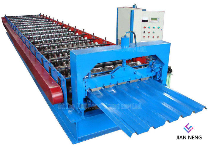 Renkli Çelik Trapez Metal Haddeleme Makinesi, Otomatik PLC Kontrol Metal Şekillendirme Makinesi