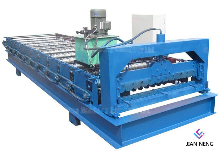 Renkli Çelik Trapez Metal Haddeleme Makinesi, Otomatik PLC Kontrol Metal Şekillendirme Makinesi