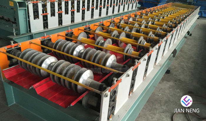 Özelleştirilmiş Metal Çatı Rulo Şekillendirme Makinesi, Renk Kaplı Yüzey Çatı Şekillendirme Makinesi