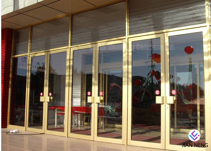 6063 Serisi Alüminyum Sürme Kapı Profilleri, Döner Kapı İçin Mill Finish Alüminyum Cam Profil