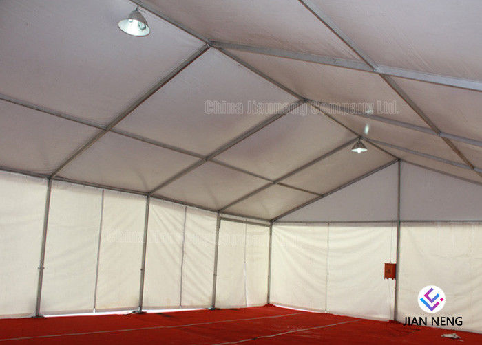 Depolama için Beyaz PVC Duvar ile Alüminyum Çerçeve Büyük Marquee Depo Çadır