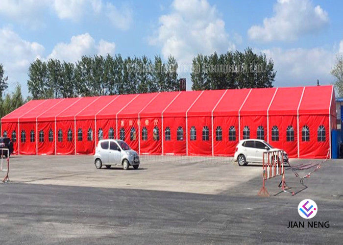20x30m Kırmızı Renk Düğün Parti Çadır Perde ve Astarlar ile 500 Kişi İçin